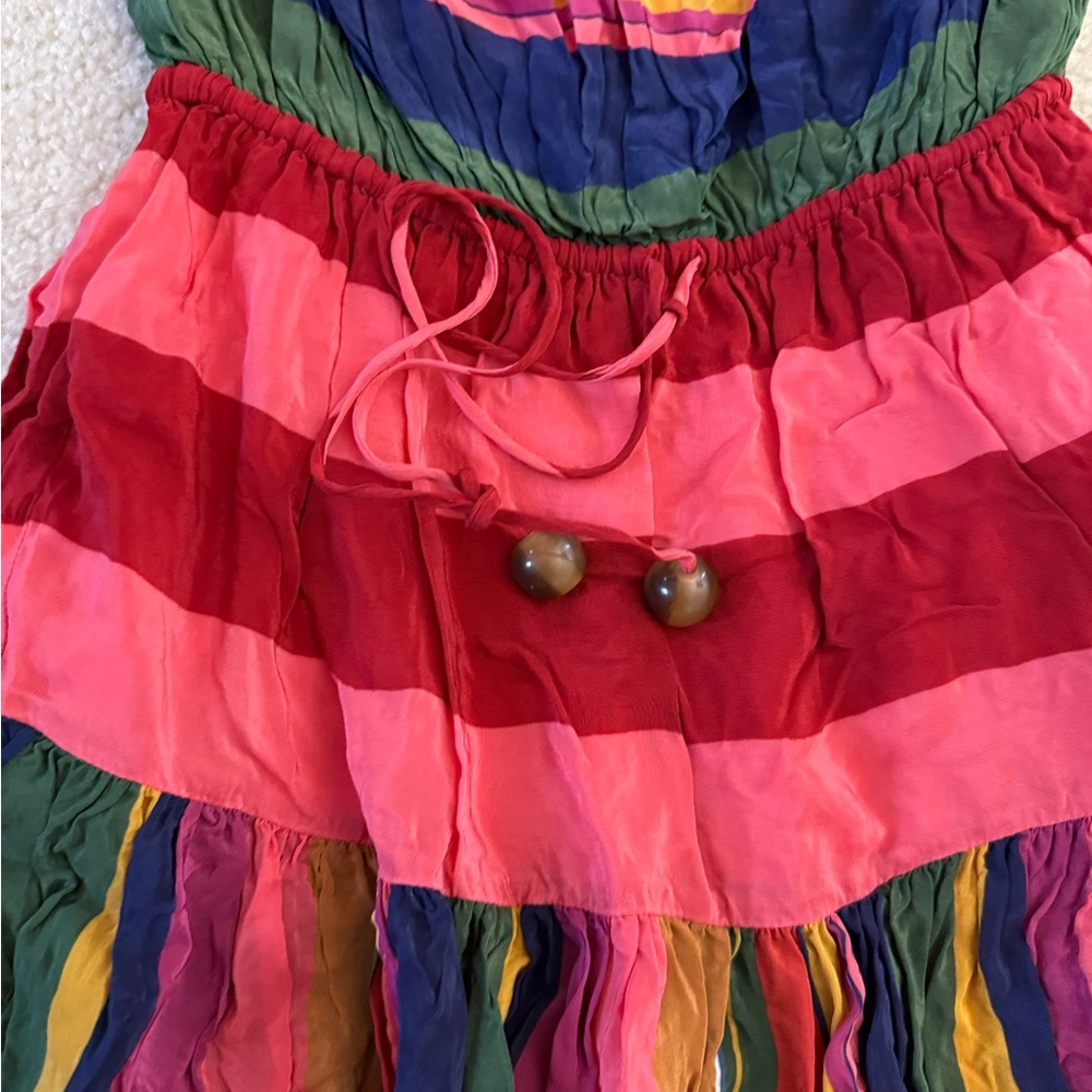 Farm rio striped midi dress size small - Picture 4 of 5